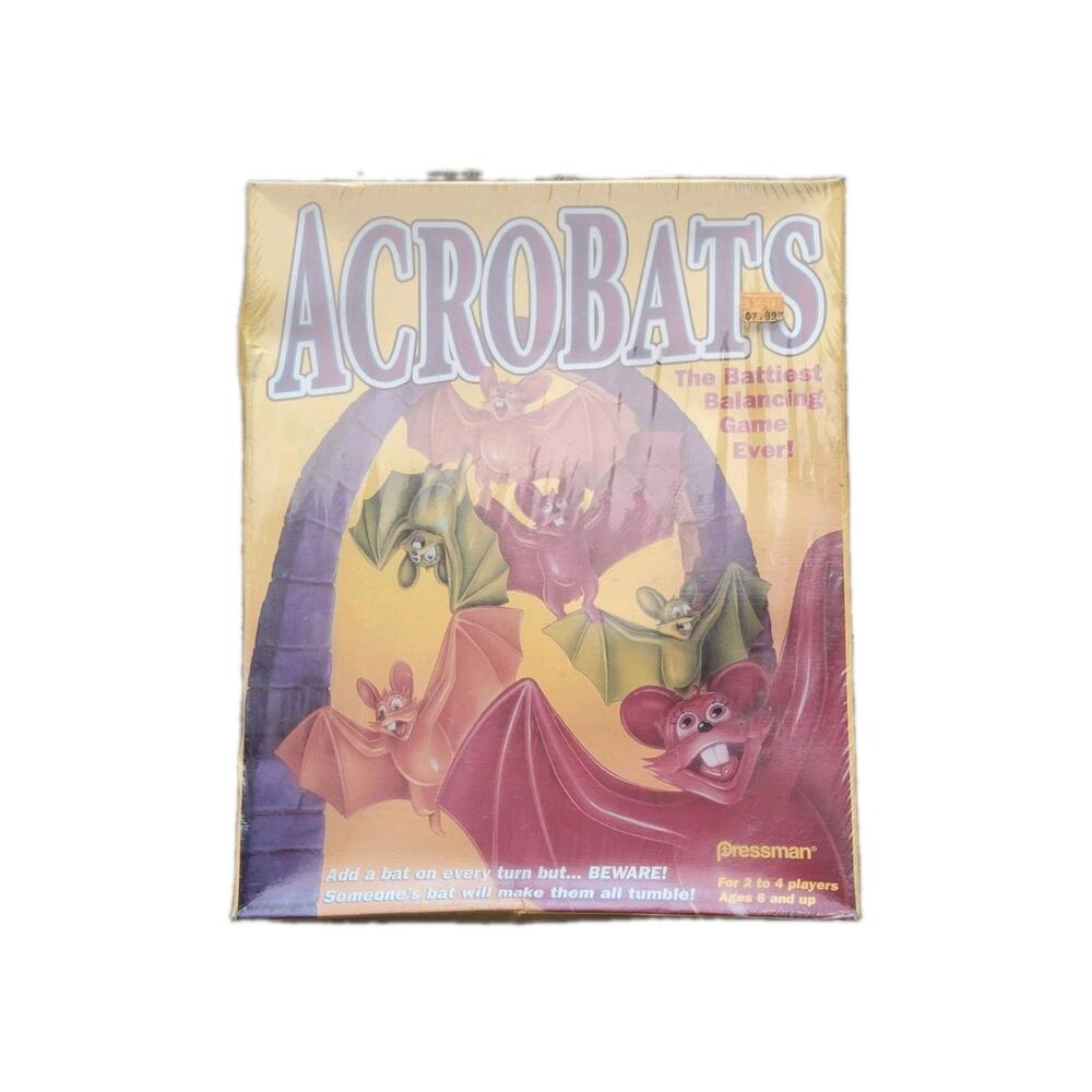 NEW Vintage "Acrobats" Game by Pressman 1995 - 1986 Edition - Sealed